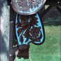 TW101DBTRQ-F HILASON BROWN TREELESS WESTERN TRAIL BARREL RACING SADDLE 17"