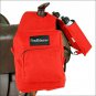 HILASON HORSE SADDLE 600D POLY HORN BAG RED W/ 2 WATER BOTTLES