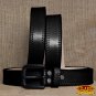 GM101BK-F HILASON HAND MADE HEAVY DUTY BUFFALO HIDE LEATHER STICHED BELT 34"