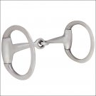 HILASON STAINLESS STEEL EGGBUT 6 1/2” SNAFFLE MOUTH HORSE BIT 2-3/4” FLAT DEES