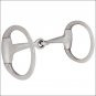 HILASON STAINLESS STEEL EGGBUT 6 1/2&acirc;�� SNAFFLE MOUTH HORSE BIT 2-3/4&acirc;�� FLAT DEES