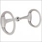 HILASON STAINLESS STEEL EGGBUT 6 1/2&acirc;�� SNAFFLE MOUTH HORSE BIT 2-3/4&acirc;�� FLAT DEES
