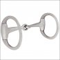 HILASON STAINLESS STEEL EGGBUT 6 1/2&acirc;�� SNAFFLE MOUTH HORSE BIT 2-3/4&acirc;�� FLAT DEES