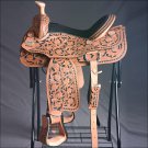 BH126-F HILASON BIG KING WESTERN WADE RANCH ROPING COWBOY LEATHER SADDLE 16"