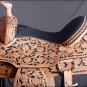 BH126-F HILASON BIG KING WESTERN WADE RANCH ROPING COWBOY LEATHER SADDLE 16"