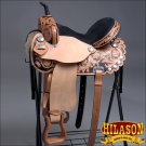 TT316BKIN 15" HILASON WESTERN FLEX TREE BARREL RACING TRAIL RIDING HORSE SADDLE