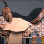 TT316BKIN 15" HILASON WESTERN FLEX TREE BARREL RACING TRAIL RIDING HORSE SADDLE