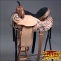 TT316BKIN 15" HILASON WESTERN FLEX TREE BARREL RACING TRAIL RIDING HORSE SADDLE
