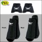 SML BLACK RELENTLESS TREVOR BRAZILE FRONT REAR SPORT BELL BOOT 6 PACK HORSE