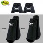 SML BLACK RELENTLESS TREVOR BRAZILE FRONT REAR SPORT BELL BOOT 6 PACK HORSE