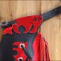 WESTERN LARGE JUNIOR CHILD RODEO BRONC BULL RIDING SHOW SMOOTH LEATHER CHAPS