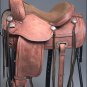 TO10RO-F HILASON TREELESS WESTERN LEATHER TRAIL PLEASURE HORSE RIDING SADDLE 17"