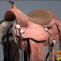 TO10RO-F HILASON TREELESS WESTERN LEATHER TRAIL PLEASURE HORSE RIDING SADDLE 17"