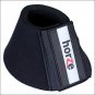 LARGE BLACK HORZE HEAVY DUTY NEOPRENE PRO BELL BOOTS HORSE LEG PROTECTION PAIR