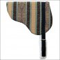 WEAVER PATTERN STRIPES HERCULON HORSE SADDLE BAREBACK PAD WITH TACKY-TACK BOTTOM