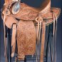 WD005OL-F HILASON BIG KING  WESTERN WADE RANCH ROPING COWBOY TRAIL SADDLE 15