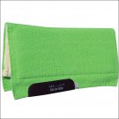 PROFESSIONAL CHOICE COMFORT FIT SMX AIR RIDE HORSE WOOL SADDLE PAD LIME GREEN