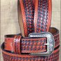 44x1 1/2" 3D TAN MENS WESTERN FASHION HAND TOOLED LEATHER BELT REMOVABLE BUCKLE