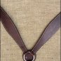HILASON WESTERN LEATHER HORSE BREAST COLLAR - DARK BROWN