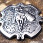 NICKEL FINISH BARREL RACER CONCHOS RHINESTONE HEADSTALL SADDLE TACK COWGIRL