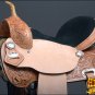 TO104 HILASON TREELESS WESTERN BARREL RACING TRAIL PLEASURE SADDLE 14" 15" 16"