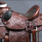 WD005AM-F HILASON BIG KING WESTERN WADE RANCH ROPING COWBOY TRAIL SADDLE 17"