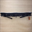 HILASON WESTERN HORSE PRO. TRAINING SURCINGLE BLACK FLEECE LINED