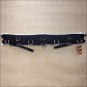 HILASON WESTERN HORSE PRO. TRAINING SURCINGLE BLACK FLEECE LINED