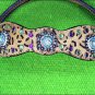 HILASON WESTERN LEOPARD LEATHER HORSE HEADSTALL BREAST COLLAR BERRY CONCO