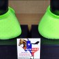 LARGE TOUGH 1 NO TURN QUICK WRAP EXTREME VENTED NEOPRENE HORSE BELL BOOTS GREEN