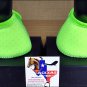 LARGE TOUGH 1 NO TURN QUICK WRAP EXTREME VENTED NEOPRENE HORSE BELL BOOTS GREEN