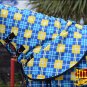 78" HILASON 1200D WATERPROOF POLY TURNOUT HORSE BLANKET NECK COVER BLUE YELLOW