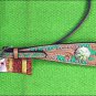 HILASON WESTERN LEATHER HORSE HEADSTALL BRIDLE TAN GREEN HAND PAINT CONCHO BLING