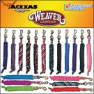 WEAVER TACK HORSE POLY LEAD ROPE W/ SOLID BRASS 225 SNAP