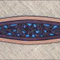HILASON WESTERN LEATHER HORSE BREAST COLLAR TURQUOISE BROWN