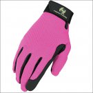 4 SIZE PINK HERITAGE PERFORMANCE RIDING GLOVES HORSE EQUESTRIAN