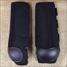 LARGE BLACK CLASSIC EQUINE WESTERN HORSE TACK PRO TECH HIND BOOTS