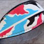 HILASON WESTERN LEATHER ONE EAR HORSE HEADSTALL BREAST COLLAR INDIAN FEATHER