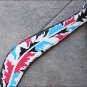 HILASON WESTERN LEATHER ONE EAR HORSE HEADSTALL BREAST COLLAR INDIAN FEATHER