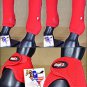 MEDIUM TOUGH1 REAR FRONT LEG VENTED HORSE SPLINT SPORTS BELL BOOTS RED