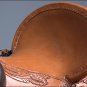 HILASON BIG KING WESTERN WADE RANCH ROPING SADDLE HAND TOOLED FLORAL CARVED