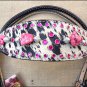 HILASON WESTERN LEATHER HORSE HEADSTALL BRIDLE COWHIDE w/ PINK STONE