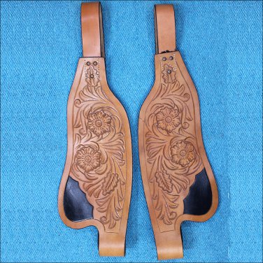 FN209-F HILASON LEATHER SADDLE REPLACEMENT FENDER WITH HOBBLE STRAP ADULT