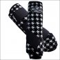SMALL PROFESSIONAL CHOICE MEDICINE HORSE LEG BOOTS SMB 3 VALUE HOUNDSTOOTH