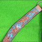 HILASON WESTERN LEATHER HORSE BREAST COLLAR TAN TURQUOISE BLING CONCHO