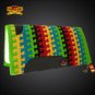 MADE USA HILASON WESTERN WOOL SHOCK BUSTER SADDLE BLANKET PAD GREEN YELLOW BLUE