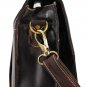 KD STEPHENS COFFEE BROWN LEATHER BRIEFCASE LAPTOP TRAVEL LUGGAGE BAG PORTFOLIO