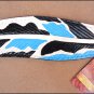 HILASON WESTERN LEATHER HORSE ONE EAR HEADSTALL BREAST COLLAR FEATHER TURQUOISE