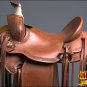 RS106M-F HILASON "BIG KING Series" WESTERN WADE RANCH ROPING COWBOY SADDLE 15