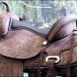 TO105RO-F HILASON TREELESS WESTERN LEATHER TRAIL PLEASURE HORSE RIDING SADDLE 16